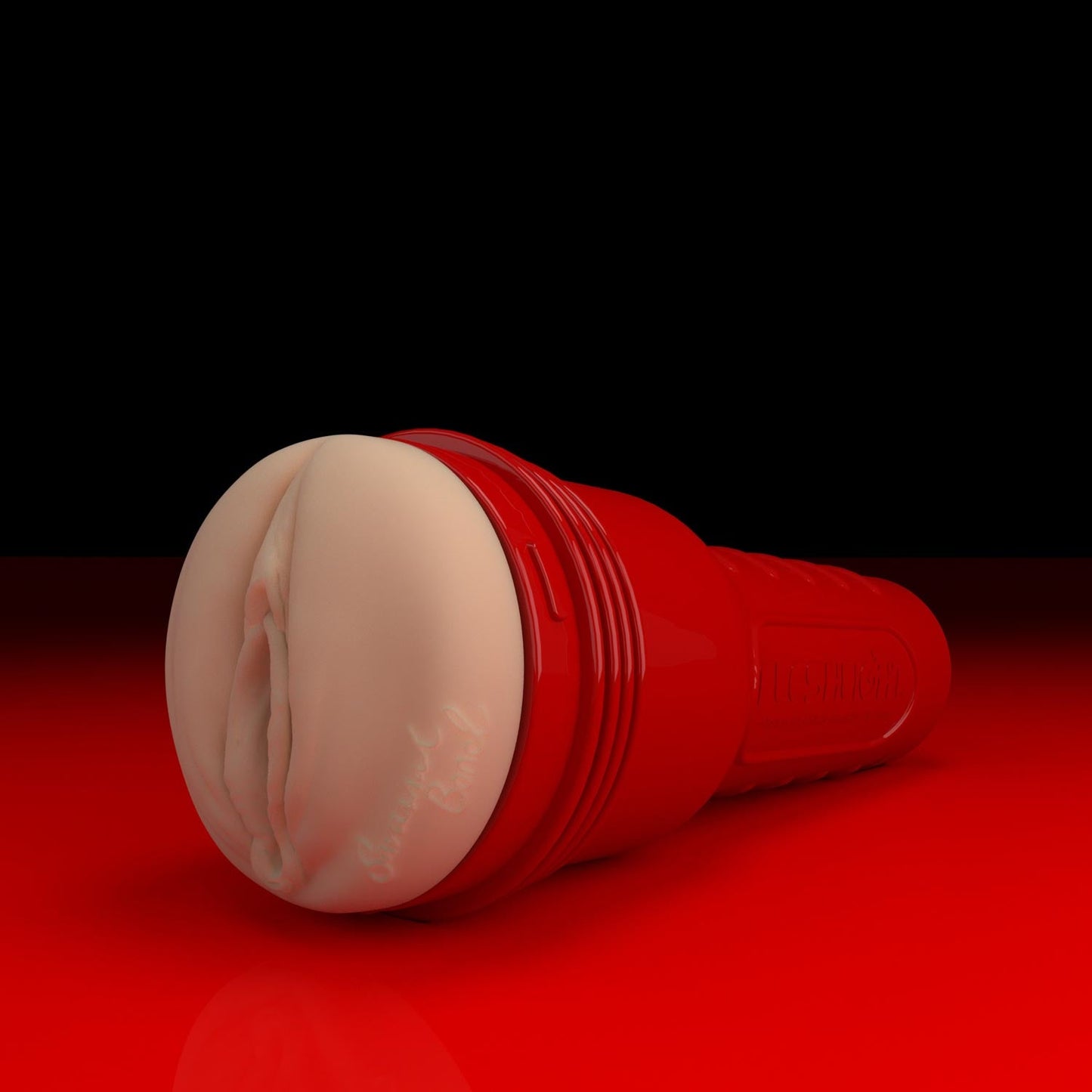Angled shot of Savannah Bonds Pussy Fleshlight